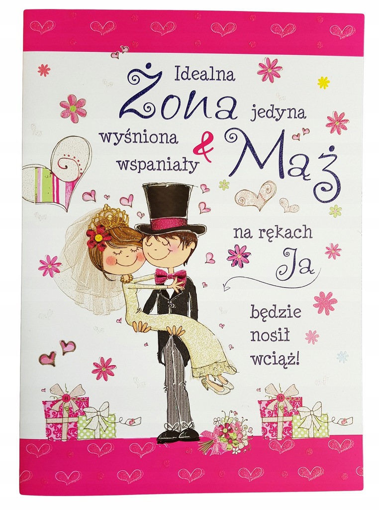 PIĘKNE Życzenia na ŚLUB, Kartka z okazji ŚLUBU !!!
