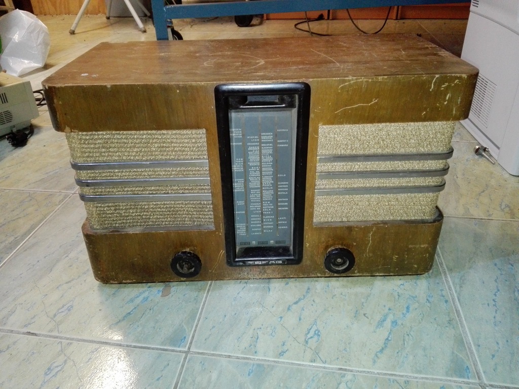 BARDZO STARE RADIO TEFAG OD 100 ZŁ