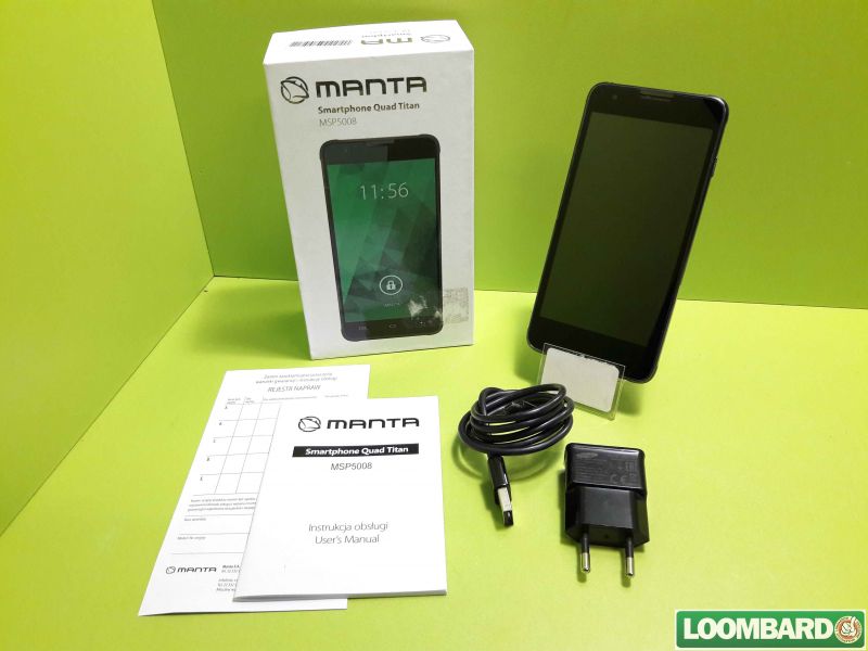 TELEFON MANTA MSP5008 QUAD TITAN KOMPLET!!!