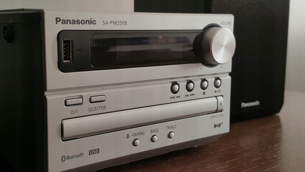 Mini Wieża PANASONIC SAPM250 BLUETOOTH MP3 DAB 7423721883 oficjalne archiwum Allegro