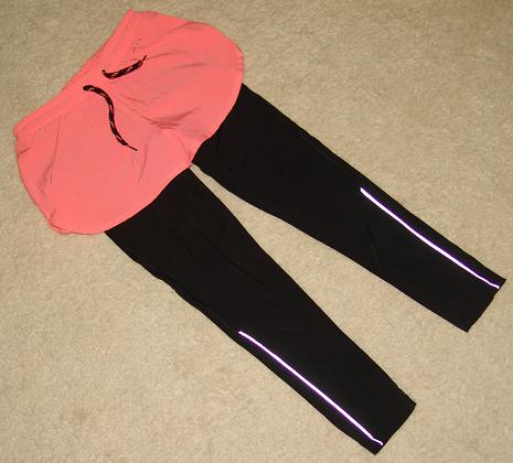 ZARA sport legginsy + szorty dla dziewczynki 152