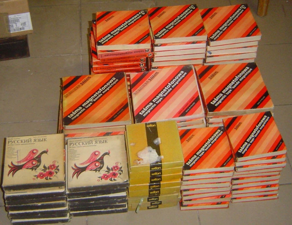 Taśmy do magnetofonu szpulowego - ponad 110 sztuk