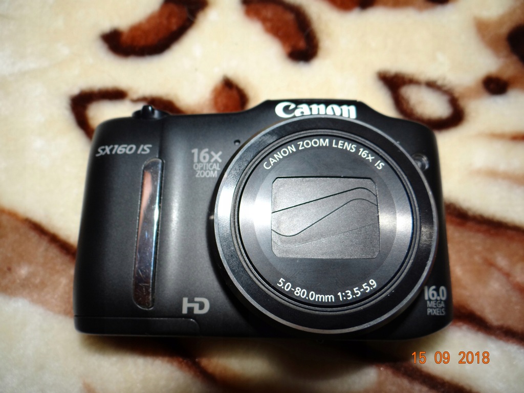 CANON POWERSHOT SX 160 IS OD 100ZŁ UŻYWANY SPRAWNY