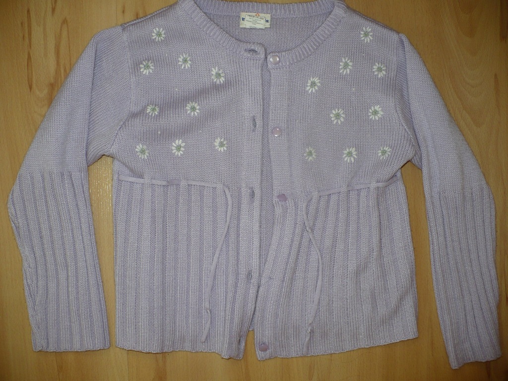 sweterek dla dziewczynki 6 lat (116 cm)