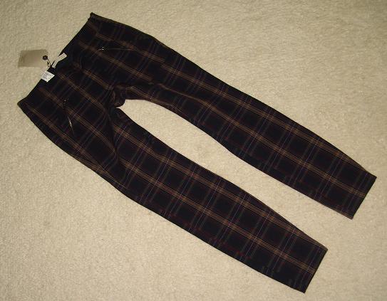 ZARA girls nowe spodnie w kratkę dla modnisi 164