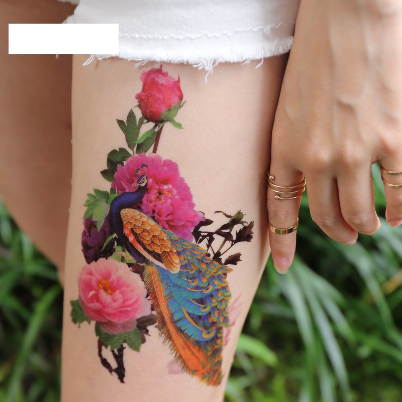 Tatuaz zmywalny - Peacock