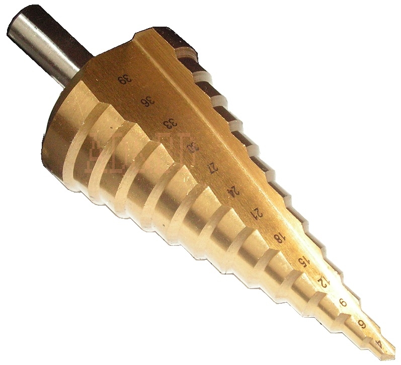 Wiertło stopniowe stożkowe choinka HSS 4-39 mm