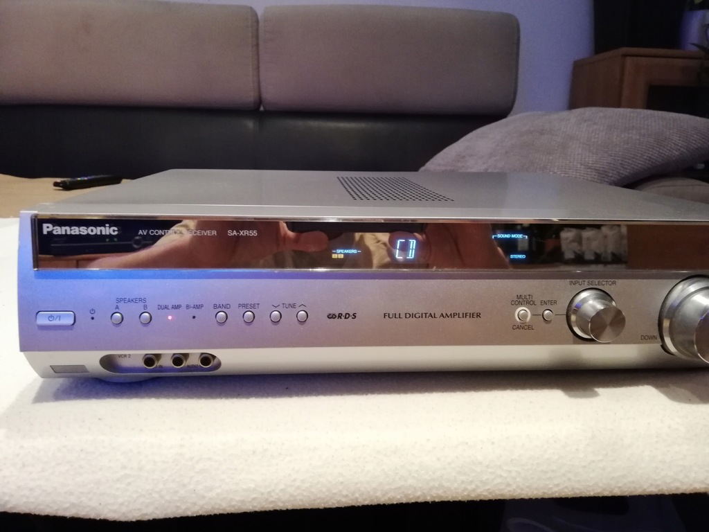 Panasonic saxr55 wzmacniacz , sprawny z wadą 7775744030 oficjalne