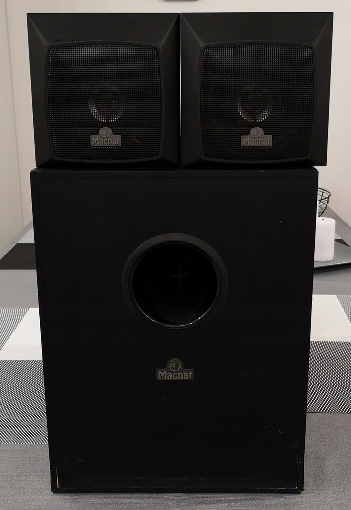 Subwoofer MAGNAT 145 800 + 2 głośniki Magnat BCM