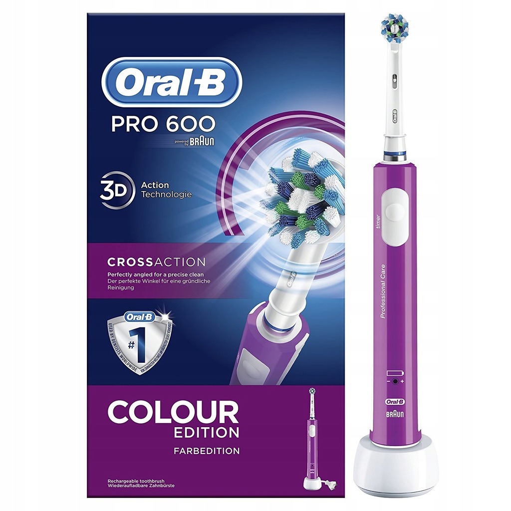 O394 Elektryczna Szczoteczka do Zębów Oral-B 600