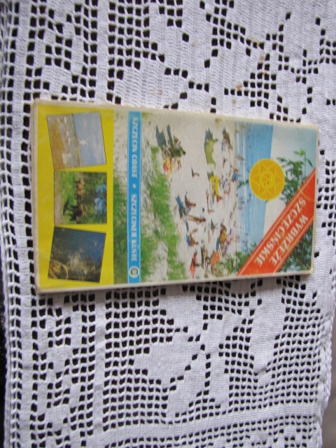 STARY PRZEWODNIK WYBRZEŻE SZCZECIŃSKIE MAPA 1992 R