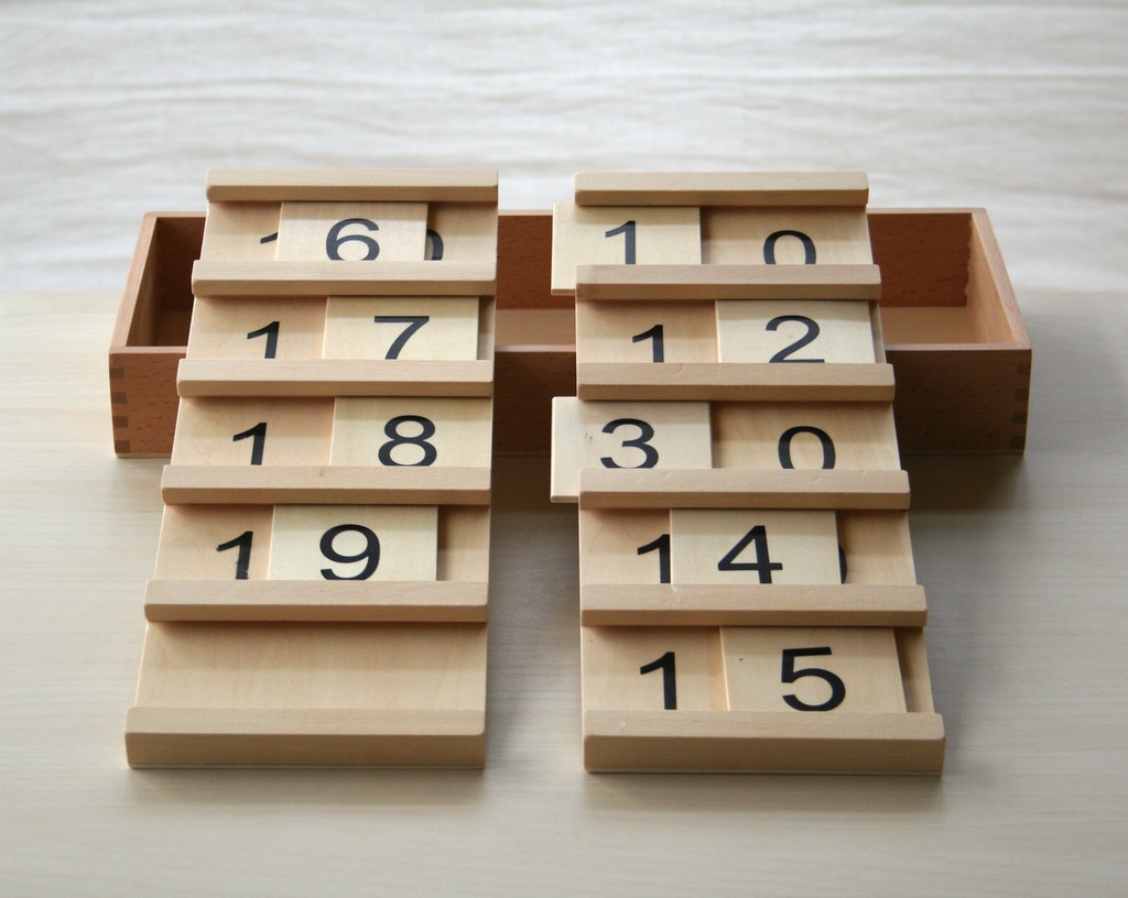 Tablica Seguina. Pomoc Montessori.