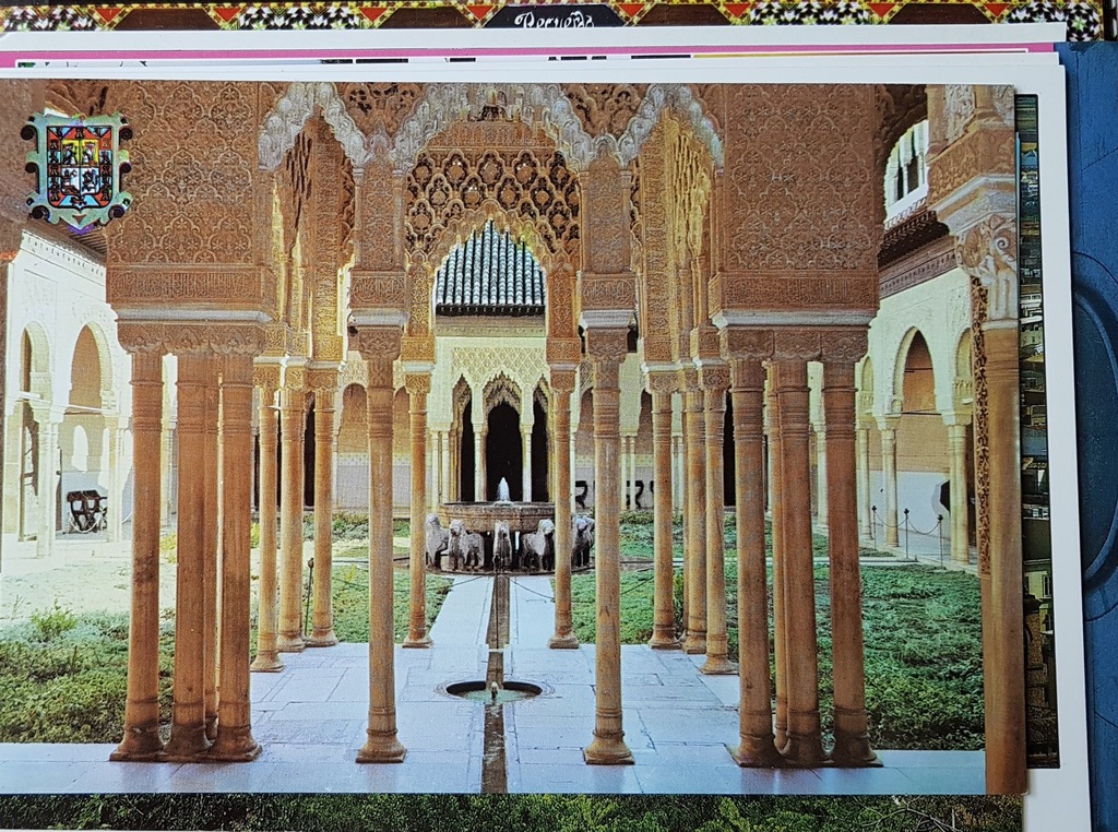 Pocztówki Granade Alhambra Andaluzja Hiszpania x10