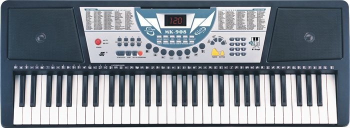 Keyboard Organy 61 Klawiszy Zasilacz MK-908