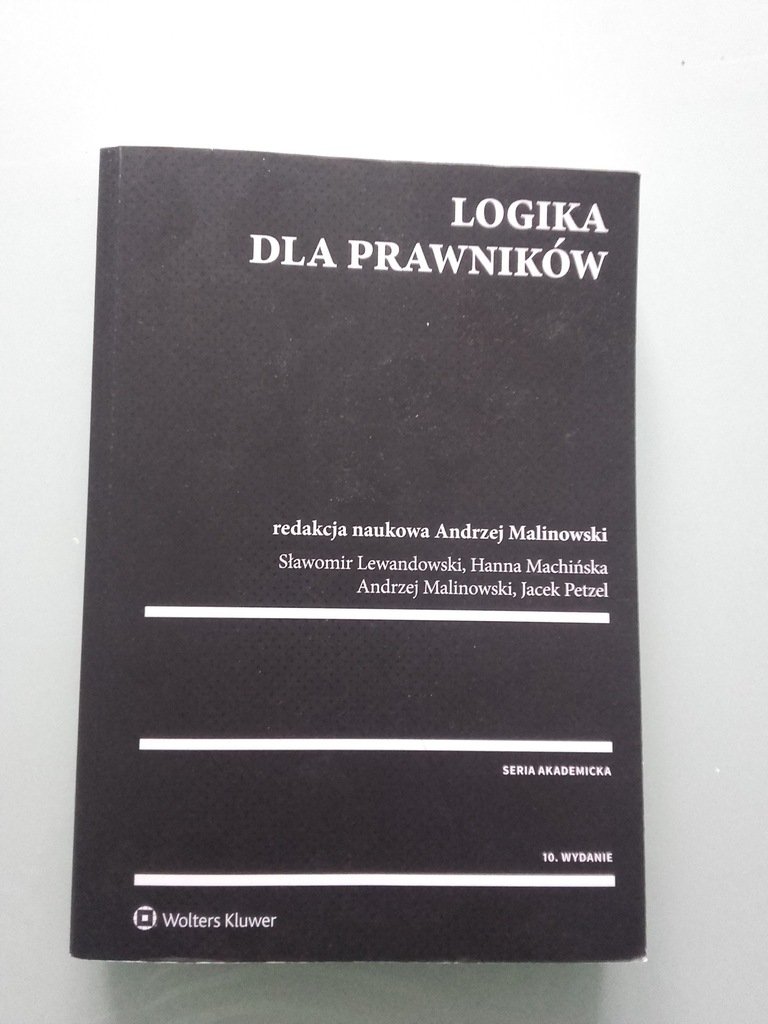 Logika dla prawników - skrypt dla studentów prawa