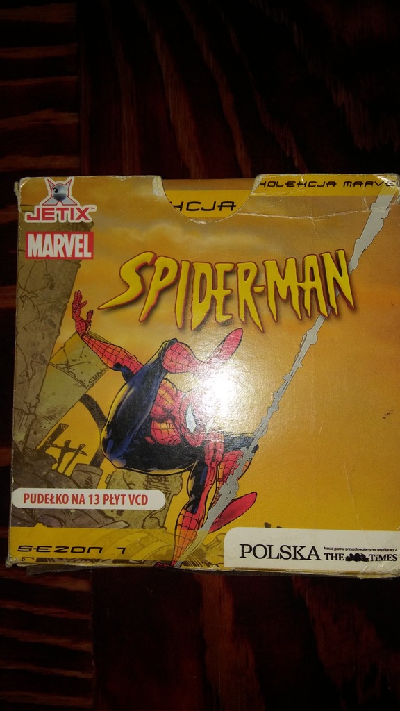 SPIDER-MAN Sezon 1-2 13 VCD Jetix Kolekcja Marvel
