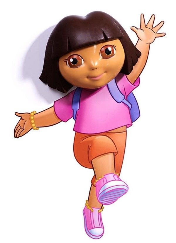 Nocna Lampka dziecięca LED 3D Dora Poznaje Świat