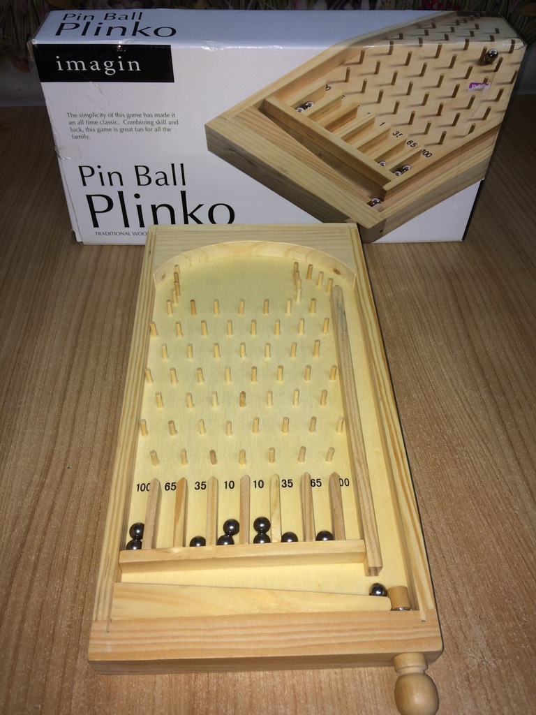 Gra PLINKO DREWNIANA ZRĘCZNOŚCIOWA ekstra jakość