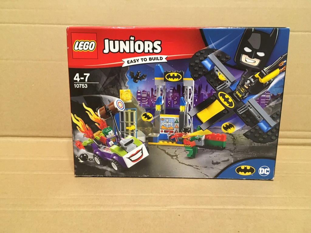 LEGO Juniors 10754 Atak Jokera Na Jaskinię BATMANA