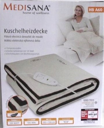 MEDISANA HBA60 KOC ELEKTRYCZNY ROZGRZEWAJĄCY 180cm