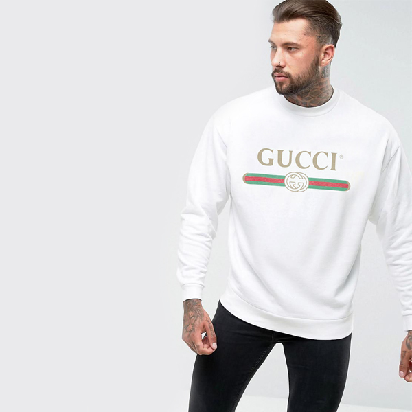 Gucci Bluza Rozmiar XL Biała -50% PROMO PREZENT