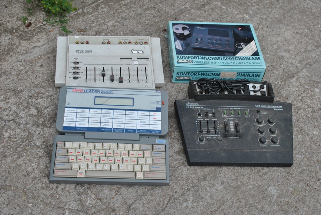 4x VIVANCO VCR 3068 + hama video editor mixer Vtec