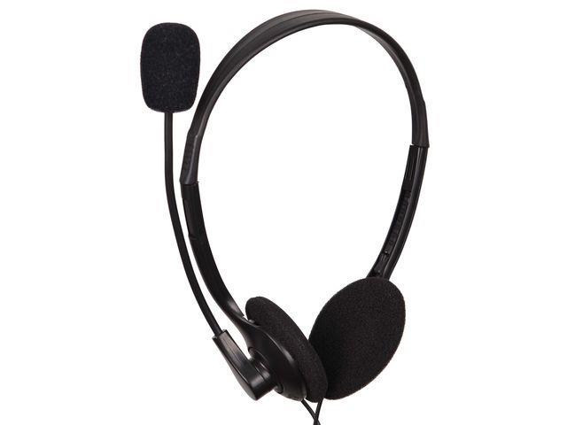 Słuchawki z mikrofonem Gembird MHS-123 czarne