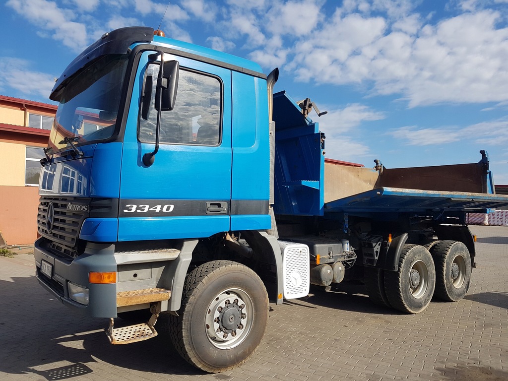 mercedes actros 3340 6x6 bordmatic wywrotka