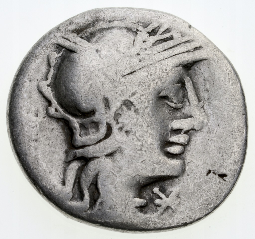 Denar 131 r. pne L. Opimius. Republika Rzymska