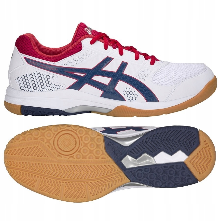 Buty asics Gel Rocket 8 B706Y 100 42,5 biały