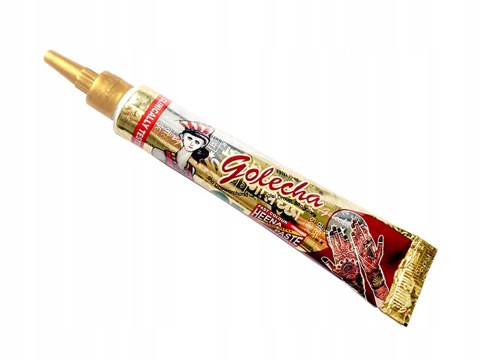 HENNA do tatuaży BRĄZOWA w tubce Bez PPD GOLECHA