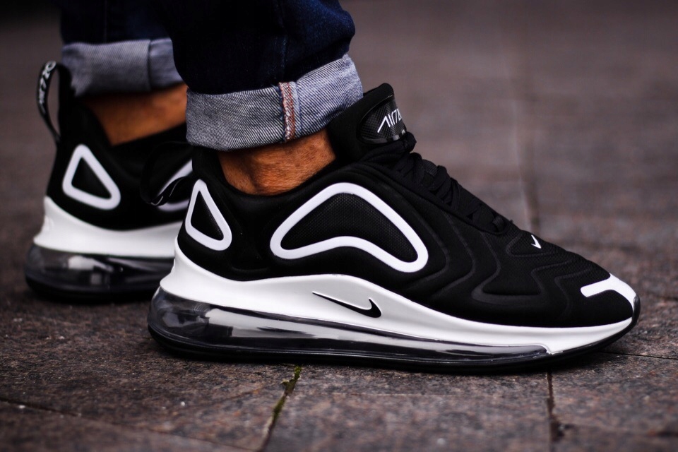 Buty Nike Air Max 720 Black White r42 - 7712626606 - oficjalne archiwum Allegro