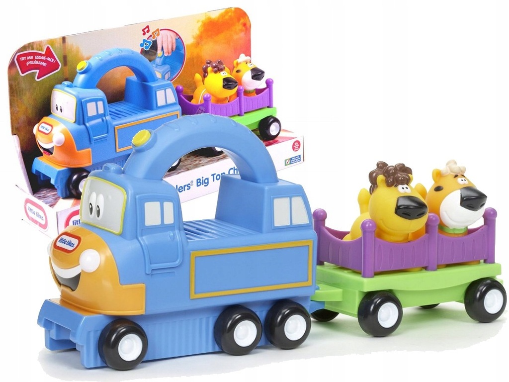 LITTLE TIKES POCIĄG + ZWIERZĄTKO X 2 Z DZWIĘKIEM