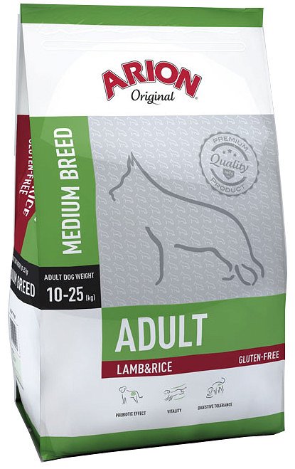 Arion Adult Medium Breed Lamb Rice 12 kg