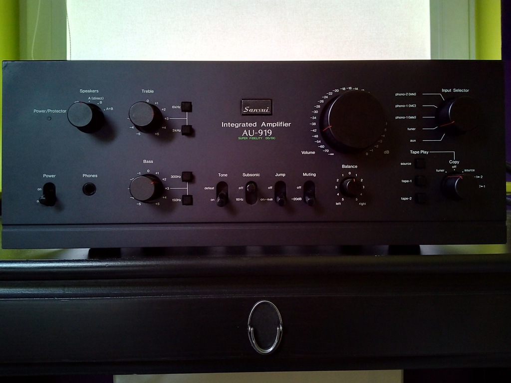 Wzmacniacz zintegrowany Sansui AU-919 super stan