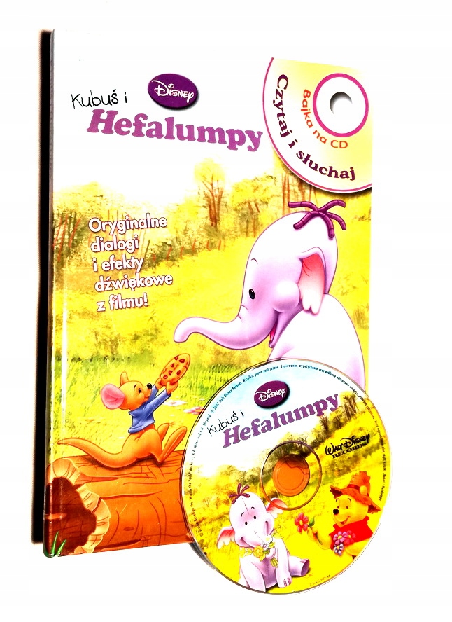 KUBUŚ I HEFALUMPY BAJKI NA CD DISNEY + CD
