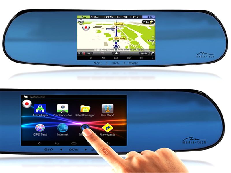 REJESTRATOR JAZDY KAMERA COFANIA NAWIGACJA GPS 6w1