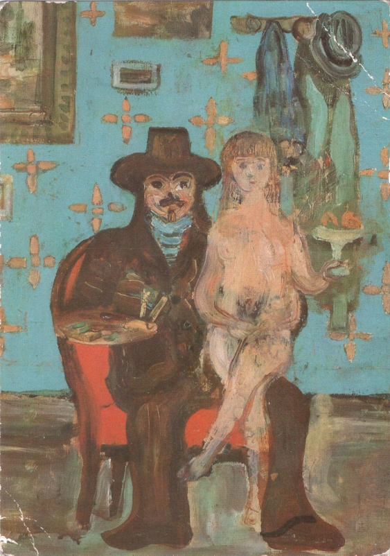 ZYGMUNT WALISZEWSKI - MALARZ i MODELKA - 1985R
