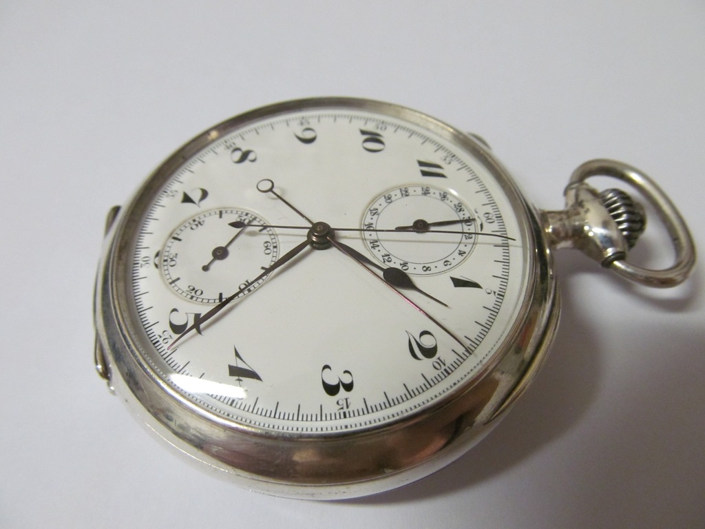 Rattrapante chronograf kieszonkowy ze splitem