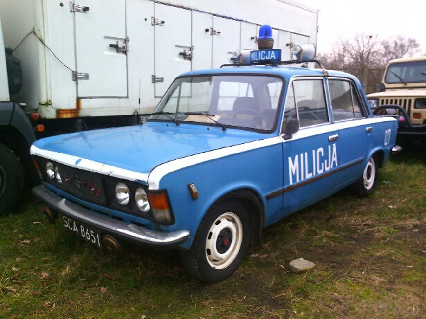 Fiat 125p MILICJA 1988r.