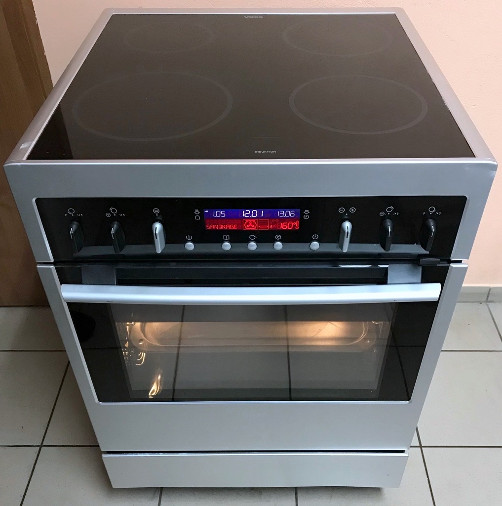 Kuchenka elektryczna + indukcja Voss Inox, GWAR