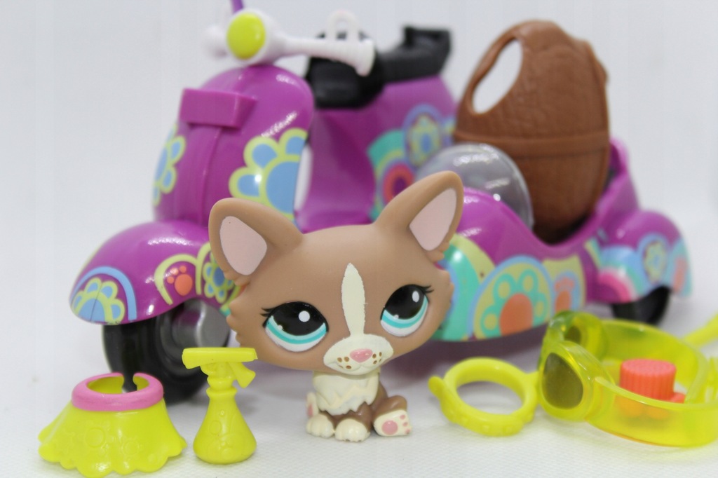 LPS SKUTER PIESEK ZESTAW LITTLEST PET SHOP