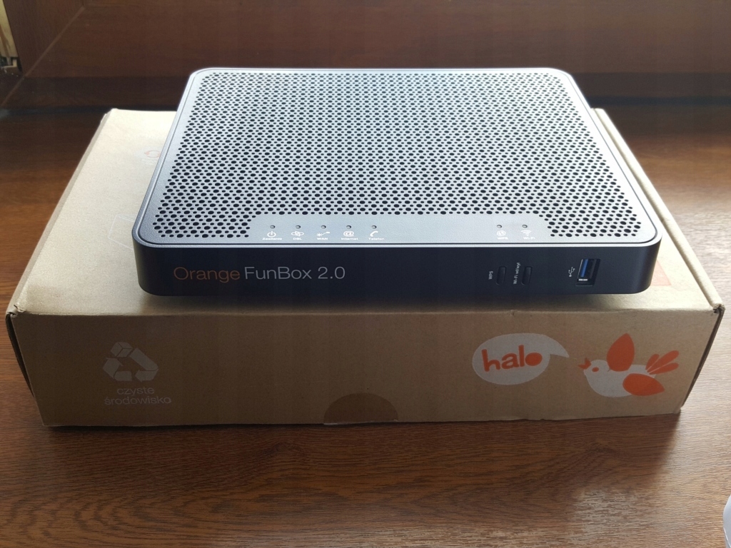 ROUTER ORANGE FUNBOX 2.0 WIFI 5GHZ ADSL2 JAK NOWY!