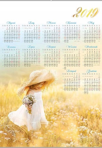 Kalendarz 2019 Plakatowy Super Zuza Dziewczynka Fv 7502873362 Oficjalne Archiwum Allegro