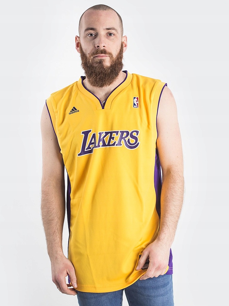 Jersey adidas Los Angeles Lakers Replica Yellow XL
