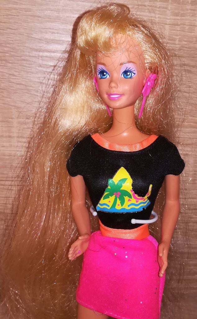 Barbie Glitter Hair 1993 Mattel z kolekcji - 7698001801 - oficjalne  archiwum Allegro