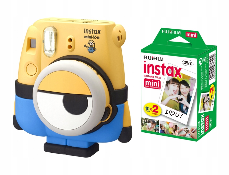 Fuji Instax Mini 8 Minionki + Mini film 2 pac