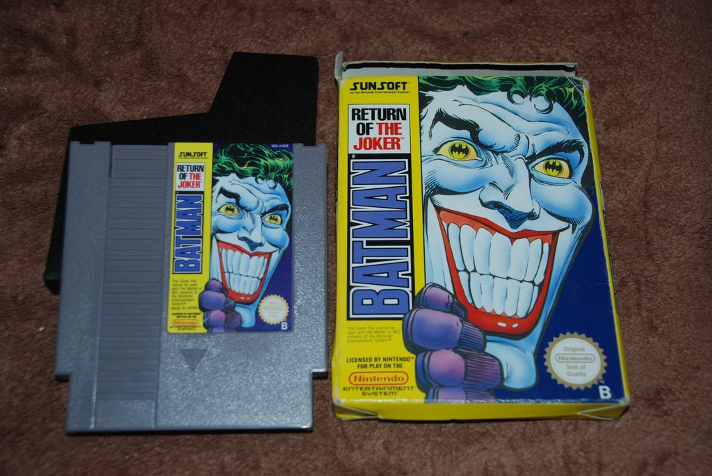 Batman Return of the JOKER   NES w pudełku