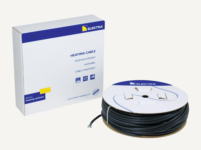 Elektra przewody kable grzewcze VCDR 20W/m -800W
