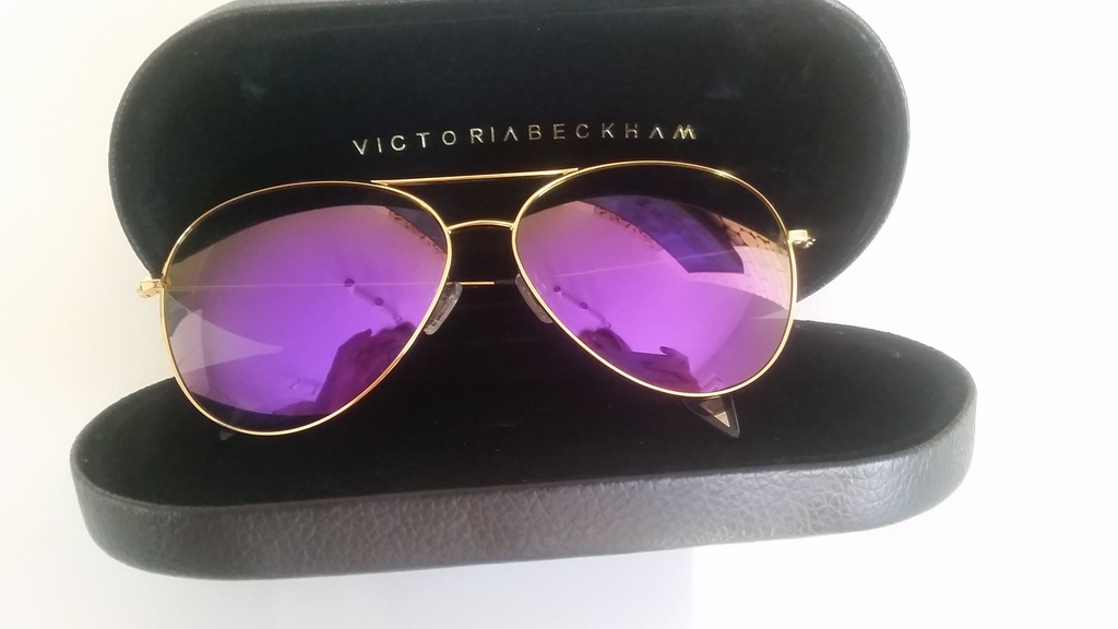 Okulary Victoria Beckham Aviator 100% oryg dodatki